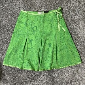 St John's Bay Women's Cotton & Spandex Floral Skirt; Size 14; NEW